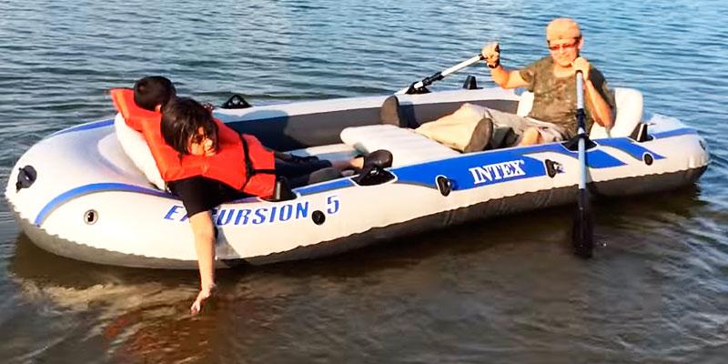 Review of Intex Excursion 5 with Aluminum Oars and High Output Air Pump