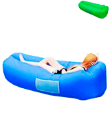 BACKTURE Inflatable Lounger Air Sofa Lazy Carry Portable Waterproof Sleeping Bag