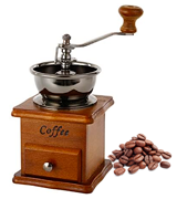 Zulux Vintage Manual Coffee Grinder Ceramic Conical Burr