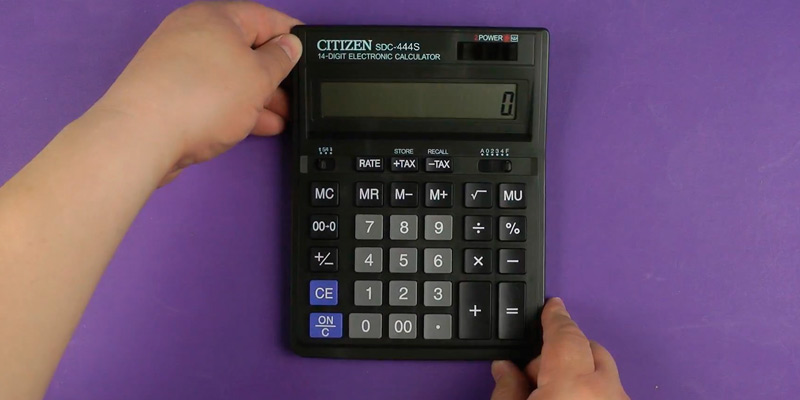 Review of Citizen (SDC444S) Standard Function Desktop Calculator