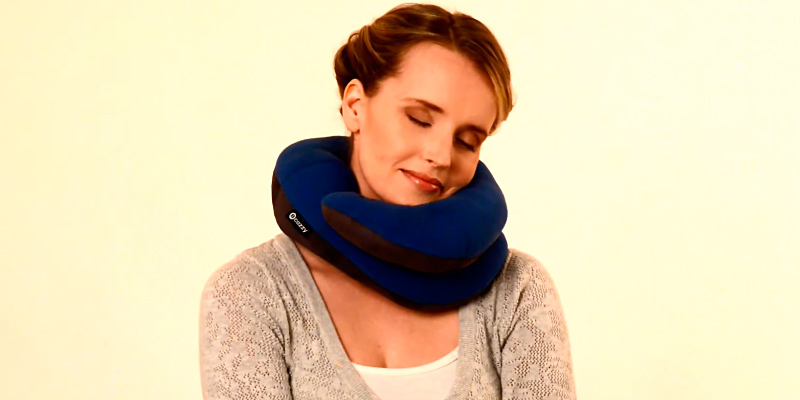 Review of BCOZZY BNP-LNVYFL Travel Pillow Support for Head, Neck, and Chin