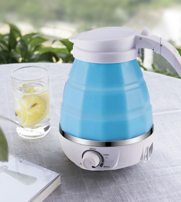 LOUTYTUO Food Grade Silicone Foldable Electric Kettle with Dual Voltage - Bestadvisor