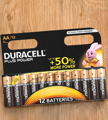 Duracell MN1500 Plus Power Type AA Alkaline Batteries, Pack of 12 - Bestadvisor