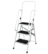 Home Discount 3 Step Ladder With Safety Handrail