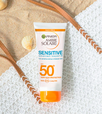 Garnier Ambre Solaire Sensitive Face and Neck Sun Cream SPF50+ - Bestadvisor