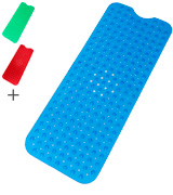 SlipX Solutions Extra Long Bath Mat Adds Non-Slip Traction to Tubs & Showers