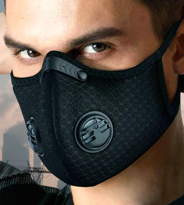 Straame Breathable Anti-Pollution Sports Mask with 6 Filters - Bestadvisor