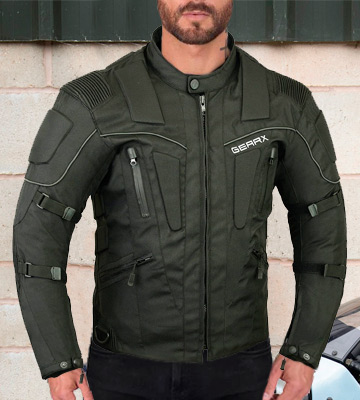 GearX Store Storm Motorbike Motorcycle Protection Jacket Waterproof with airvents - Bestadvisor