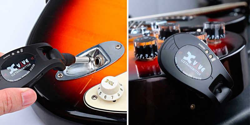 Xvive U2 Wireless Digital Transmitter/Receiver System for Guitar in the use - Bestadvisor