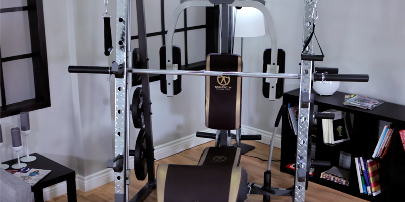 Review of Marcy MD-9010G Home Gym Smith Machine with Weight Bench