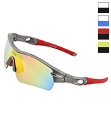 Duco DC-0026-01-UK Polarized Sports Sunglasses with 5 Interchangeable Lenses