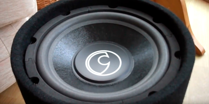 Bass Face BASS10.1 10 inch 1100W Bass Tube Compact Car Subwoofer Enclosure in the use - Bestadvisor