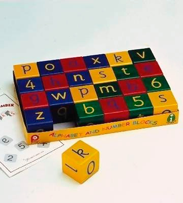 Pintoy 59051 Wooden Alphabet & Number Blocks - Bestadvisor