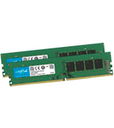 Crucial Green 16GB (2 x 8GB) (DDR4, 2400 MT/s, PC4-19200, DR x8, DIMM, 288-Pin)