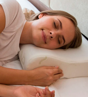 Supportiback Comfort Therapy Orthopedic Contour Memory Foam Pillow with Cooling Gel - Bestadvisor