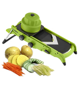 Tower T80413 All-in-One Mandoline Slicer, Green and Grey