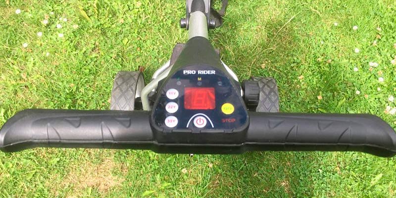 Pro Rider PR1192 Electric Golf Trolley in the use - Bestadvisor