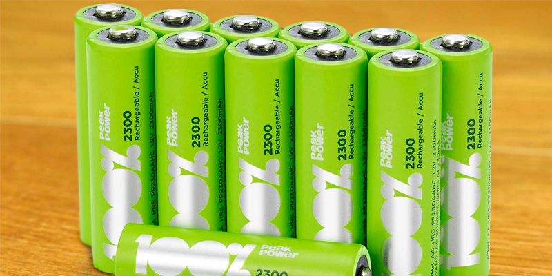 Review of 100%PeakPower AA Pack of 12 Rechargeable 2300mAh