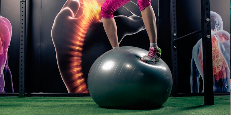 Core Balance 55cm Ball Exercise Fitness in the use - Bestadvisor