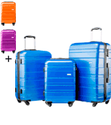 Merax Set of 3 20/24/28 Hardshell Suitcase Luggage Set