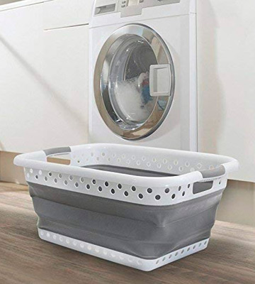 Denny International Folding collapsible Laundry Oval Basket House Washing Cloth - Bestadvisor