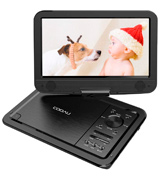 COOAU 10.5“ Portable DVD Player with 5-Hours Rechargeable