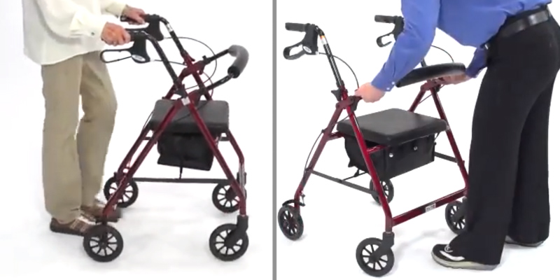 Review of Drive DeVilbiss Healthcare R8 Rollator with Seat
