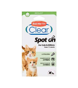 Bob Martin Clear 24 Weeks Repellent Protection Flea and Tick Spot for Cats