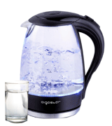 Aigostar Adam 30KHH Glass Water Kettle with LED Lighting