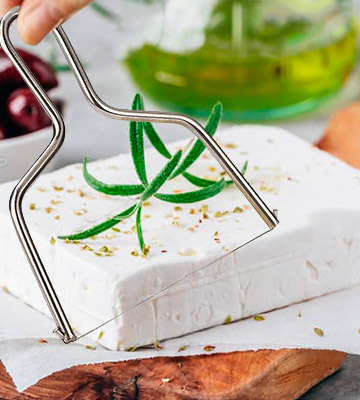 Jamonprive Lyre Cheese Slicer with Wire Cutter & Stainless Steel Handle - Bestadvisor