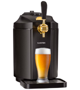 Klarstein TK49-90500-SkBL Beer Tap Dispenser Integrated Thermoelectic Beer Cooler 5 Litre Keg