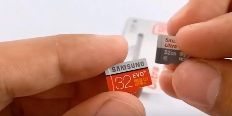 Samsung EVO 32 GB MicroSDHC UHS-I Class 10 Memory Card with SD Adapter in the use - Bestadvisor