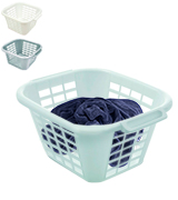 Addis Square Laundry Basket Plastic, Ventilation Slots