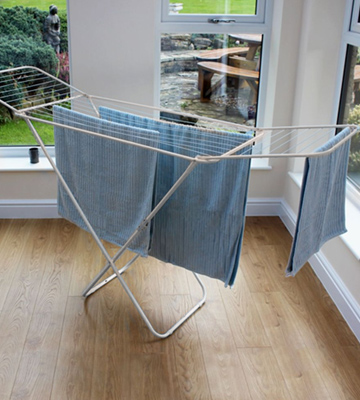 Home Discount Winged Folding Clothes Airer 18 Metre Drying Space - Bestadvisor