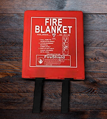 FireShield PRO Fire Blanket Hard Case (Kitemarked) - Bestadvisor