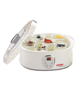 Cooks Professional Compact Yoghurt Maker with LCD Display Screen