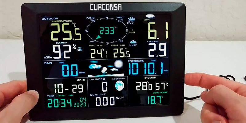 Review of CURCONSA FT0300 WIFI Weather Station