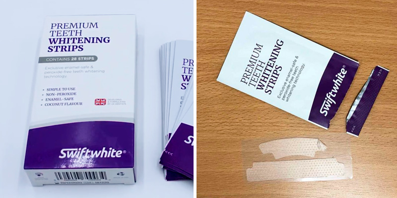 Review of SWIFTWHITE Teeth Whitening Strips Superior Than Crest 3D Whitestrips and HiSmile Teeth Whitening Kits