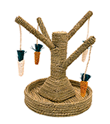 Rosewood Bunny Tree Chew and Scratch Toy