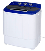 Display4top Portable Compact Mini Twin Tub Washing Machine