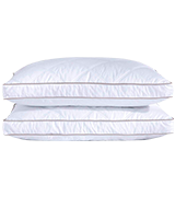 puredown Pack of 2 Goose Feather Pillows for Deep Sleeping