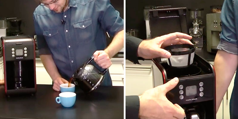 Morphy Richards 162009 Pour Over Filter Coffee Maker in the use - Bestadvisor