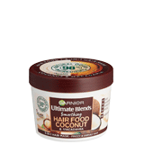 Garnier 390ml Ultimate Blends Hair Food Coconut Oil 3-in-1 Frizzy Hair Mask Treatment