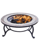 Trueshopping 653003TCB Fire Pit and Coffee Table