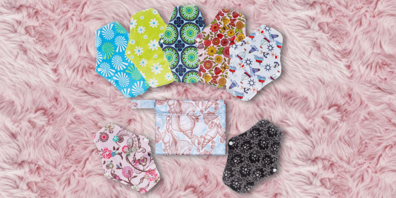 Review of Rovtop 7Pcs Heavy Flow Night Washable Cloth Reusable Sanitary Pads