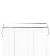STORE Radiator Clothes Airer Chrome Extending