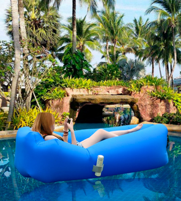 IREGRO Inflatable lounger Waterproof inflatable Sofa with Storage Bag Air Sofa lounger - Bestadvisor