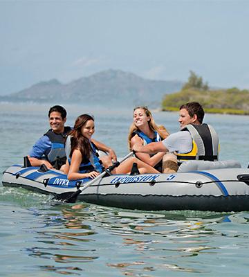 Intex Excursion 5 with Aluminum Oars and High Output Air Pump - Bestadvisor