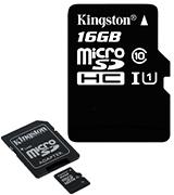 Kingston microSDHC with adapter