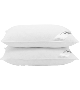 Adam Home Pack of 2, Standard Size Duck Feather and Down Pillows